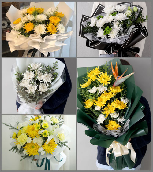 广东梅州市丰顺县留隍镇锡坑村白事花束代送